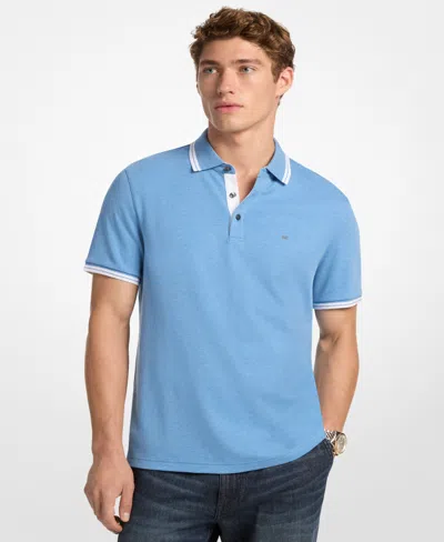 Michael Kors Men's Greenwich Polo Shirt In Blue