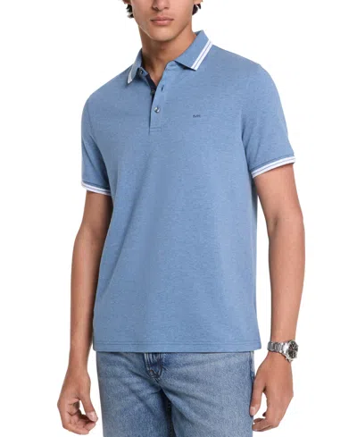 Michael Kors Men's Greenwich Polo Shirt In Concrete Heather