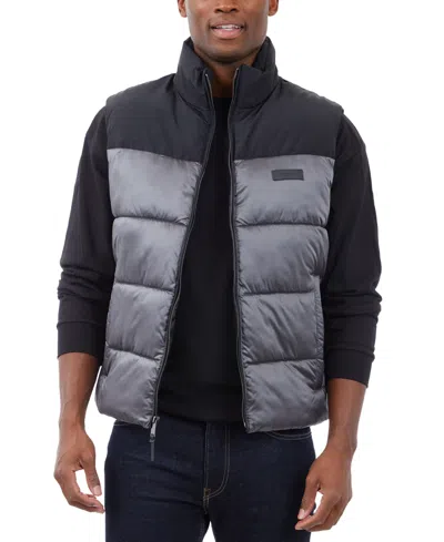 Michael Kors Men's Heavyweight Quilted Puffer Vest In Multi