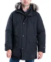 Michael Kors Men's Hooded Bib Snorkel Parka, Created For Macy's In Black