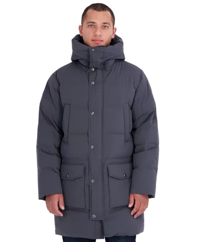 Michael Kors Men's Hooded Down Parka Jacket In Blue