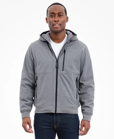 Michael Kors Men's Hooded Softshell Jacket In Multi