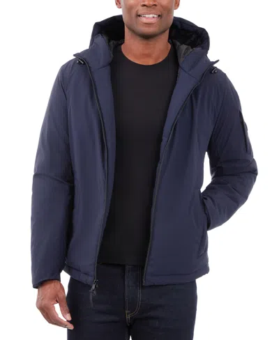 Michael Kors Men's Hooded Stretch Jacket In Midnight Blue