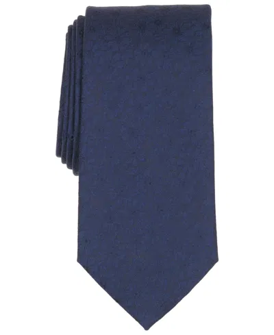 Michael Kors Men's Hubert Floral Classic Tie In Navy