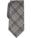 Michael Kors Men's Hyndman Plaid Pattern Classic Tie In Brown