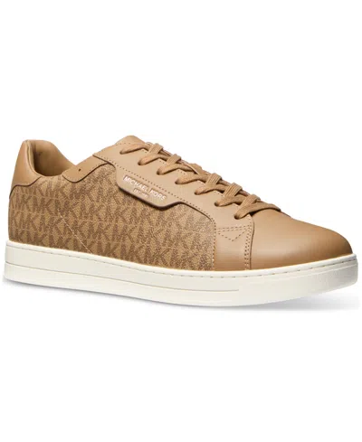 Michael Kors Men's Keating Lace-up Sneakers In Husk