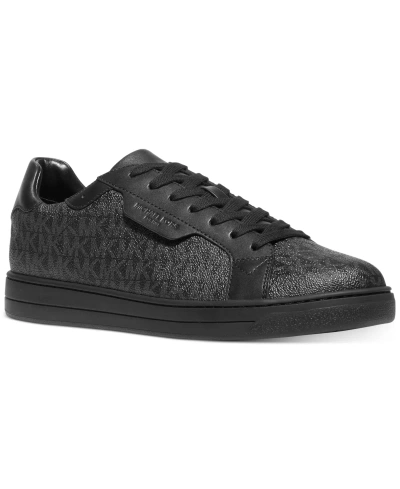 Michael Kors Men's Keating Mini Logo Fashion Sneakers In Black