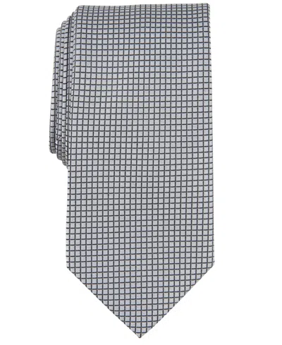 Michael Kors Men's Lakewood Mini-square Tie In Grey