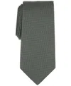 Michael Kors Men's Lamore Micro Print Classic Tie In Green