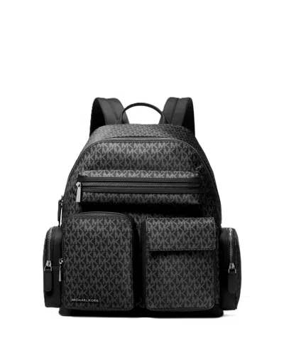 Michael Kors Men's Large Top Zip Backpack In Black