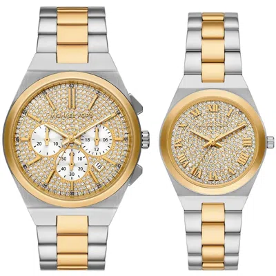 Michael Kors Men's Lennox Paved Dial Watch