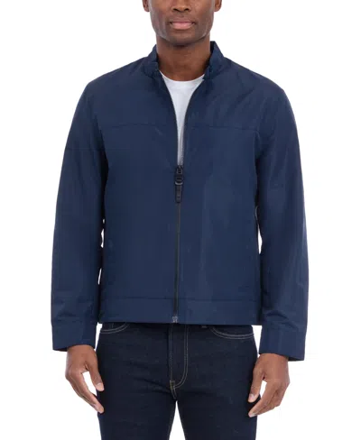 Michael Kors Men's Lightweight Moto Jacket In Midnight Blue