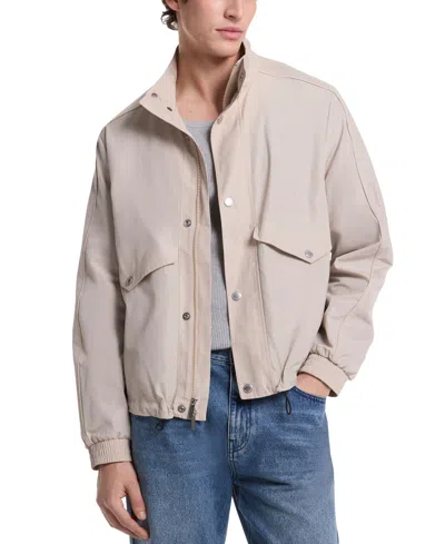 Michael Kors Men's Lightweight Water-resistant Windbreaker In Dune