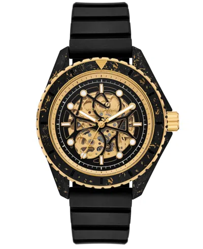Michael Kors Men's Limited-edition Maritime Three-hand Black Silicone Watch 45mm