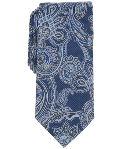 Michael Kors Men's Loggan Paisley Tie In Navy