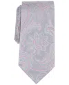 Michael Kors Men's Loggan Paisley Tie In Silver