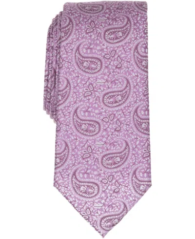 Michael Kors Men's Luma Paisley Tie In Pink