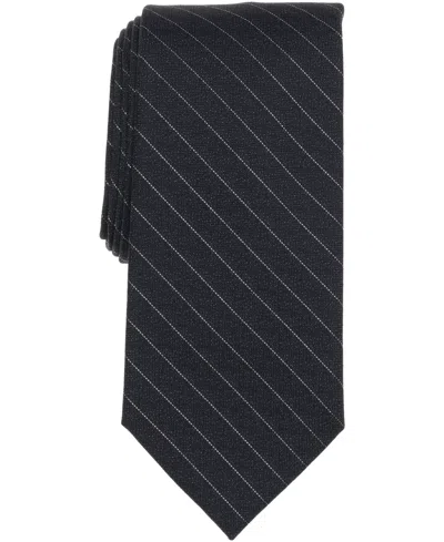 Michael Kors Men's Lurex Stripe Tie In Black