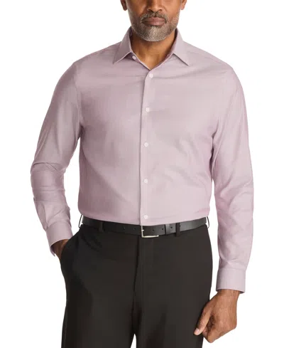 Michael Kors Men's Luxe Touch Stretch Long Sleeve Dress Shirt In Pink