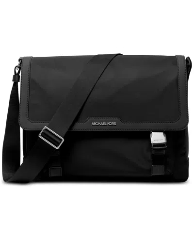 Michael Kors Men's Malone Logo Cargo Messenger Bag In Black