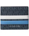 Michael Kors Men's Malone Slim Stripe Logo Wallet