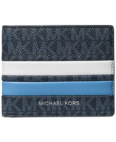Michael Kors Men's Malone Slim Stripe Logo Wallet