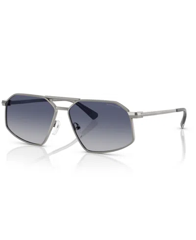 Michael Kors Men's Mar Vista Sunglasses, Mk1167 In Shiny Gunmetal