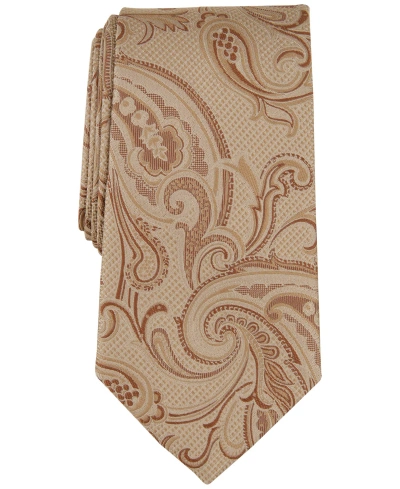 Michael Kors Men's Marbella Paisley Tie In Camel