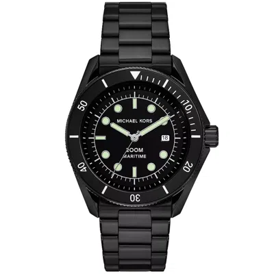 Michael Kors Men's Maritime Black Dial Watch