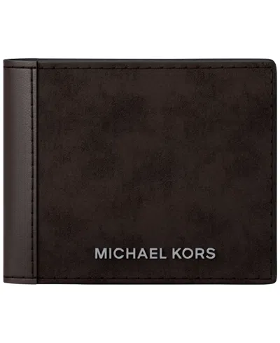 Michael Kors Men's Mason Leather Bifold Wallet In Chocolate