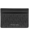 Michael Kors Men's Mason Signature Card Case In Black