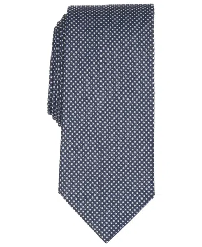 Michael Kors Men's Micro-geometric Classic Tie In Metallic
