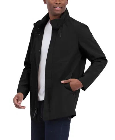 Michael Kors Men's Modern Rain Coat In Black