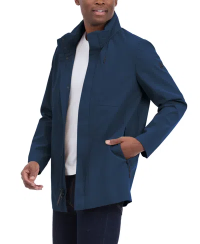 Michael Kors Men's Modern Rain Coat In Midnight Blue