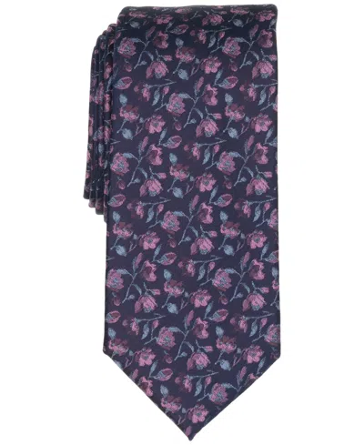 Michael Kors Men's Narbonne Floral Tie In Blue