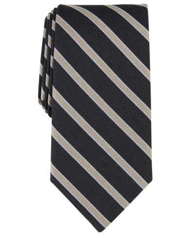 Michael Kors Men's Neptune Stripe Tie In Black