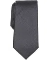 Michael Kors Men's Newman Grid Tie In Black