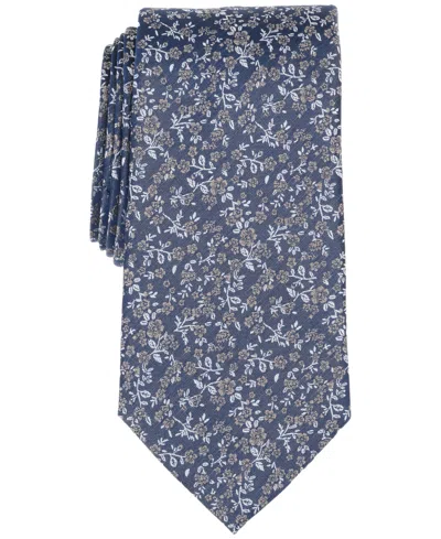 Michael Kors Men's Nixon Floral Tie In Navy