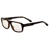 Michael Kors Men's 56mm Brown Opticals In Black