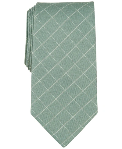 Michael Kors Men's Parkwood Grid Tie In Green