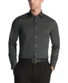 Michael Kors Men's Passport Untucked Slim Fit Dress Shirt In Gray