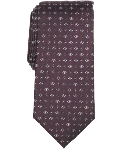 Michael Kors Men's Pindot Neat Pattern Tie In Brown