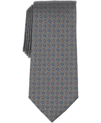 Michael Kors Men's Pindot Neat Pattern Tie In Gray