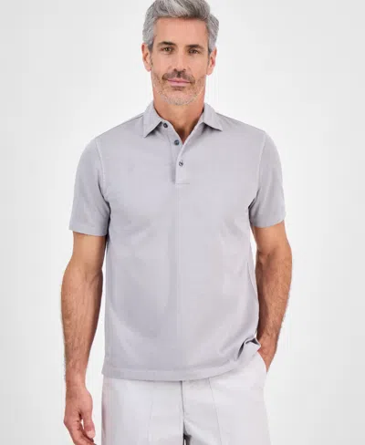 Michael Kors Men's Premium Garment-dyed Polo Shirt In Gray