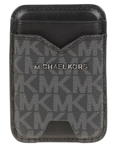 Michael Kors Men's Pvc Wallet In Black