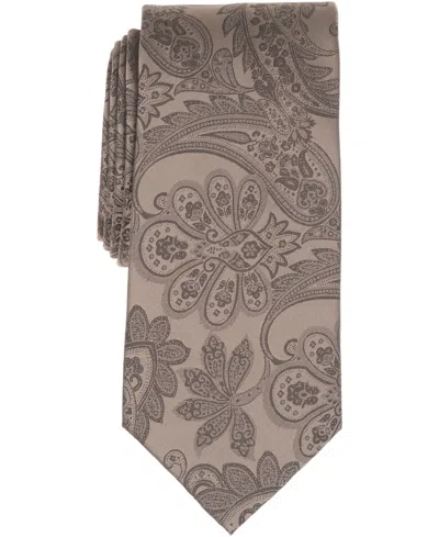Michael Kors Men's Quigley Paisley Pattern Tie In Brown