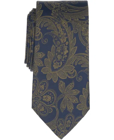 Michael Kors Men's Quigley Paisley Pattern Tie In Brown
