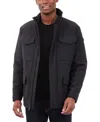 Michael Kors Men's Quilted Field Jacket In Black