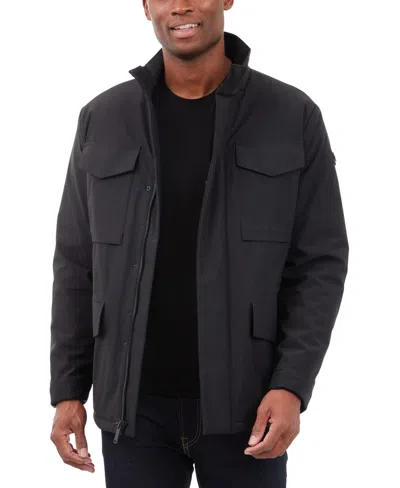 Michael Kors Men's Quilted Field Jacket In Black
