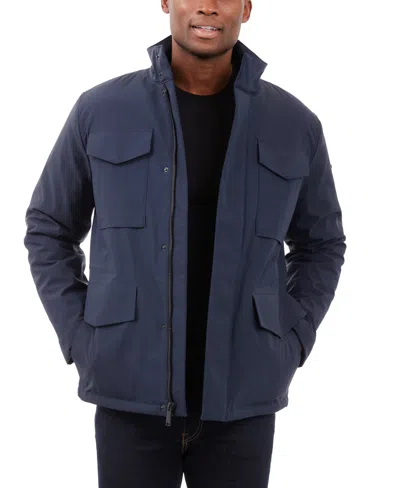 Michael Kors Men's Quilted Field Jacket In Midnight Navy
